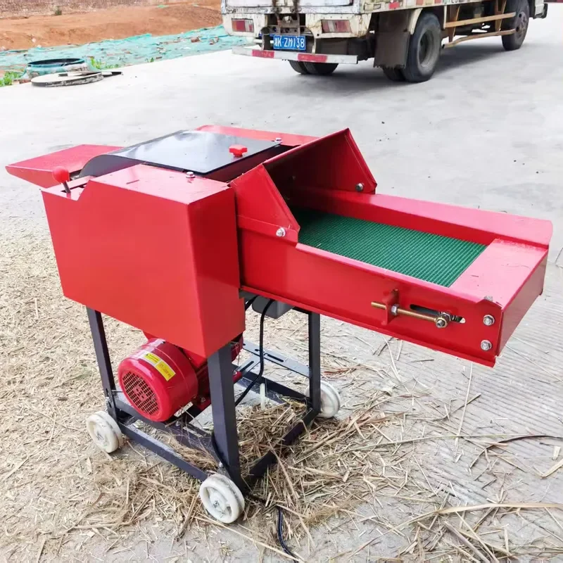 Hot Sale Electric Feed Processing Machine Small Tractor Silage Chopper Farm Animal Feed Chop Cutting Poultry Straw Maize