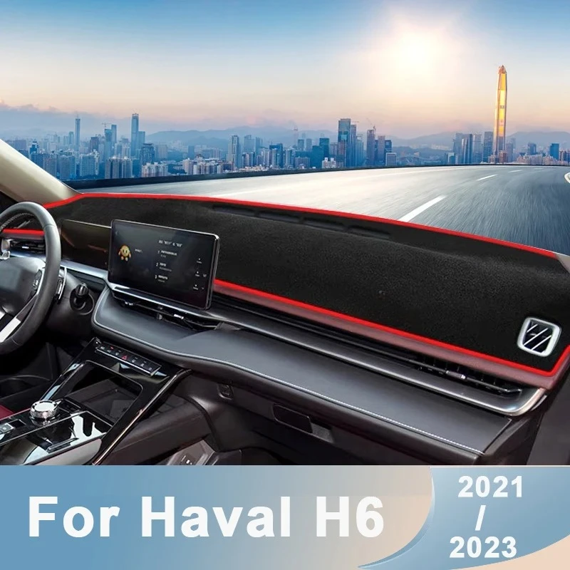 

For Haval H6 3rd Gen 2021 2022 2023 Car Dashboard Cover Mats Avoid Light Pad Instrument Platform Desk Carpets Accessories