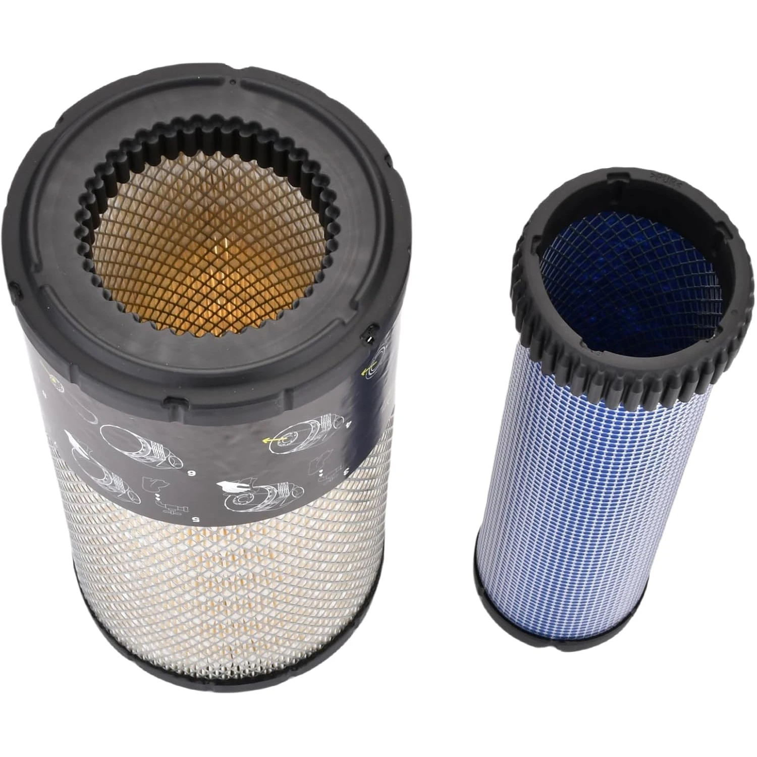 7386224 7386225 Air Filter Compatible with Bobcat Loader T62 T64 T66 T76 S62 S64 S66 S76 Replace SA160155 SA160154