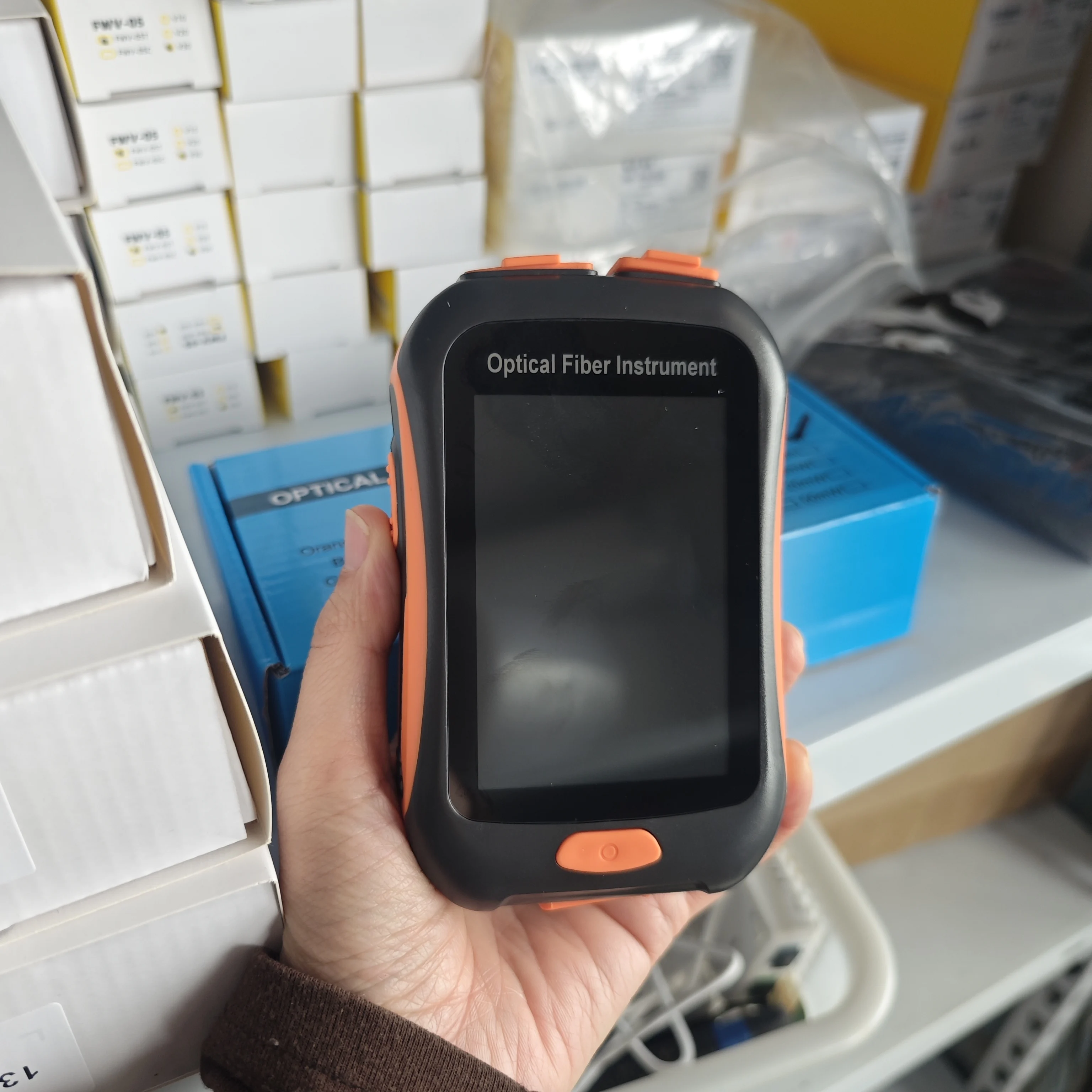 Mini OTDR NK2800 Active Fiber 1550 nm Glasfaser-Reflektometer und VFL OLS OPM EventMap 20 dB 60/80 km