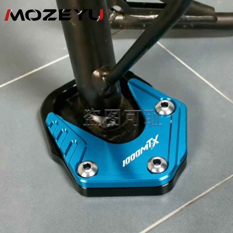 

2026 For CFMOTO 1000MT-X Motorcycle Kickstand CNC Side Stand Enlarger Extension Plate Pad CF MOTO 1000 MTX 1000 1000MT-X 25-2027