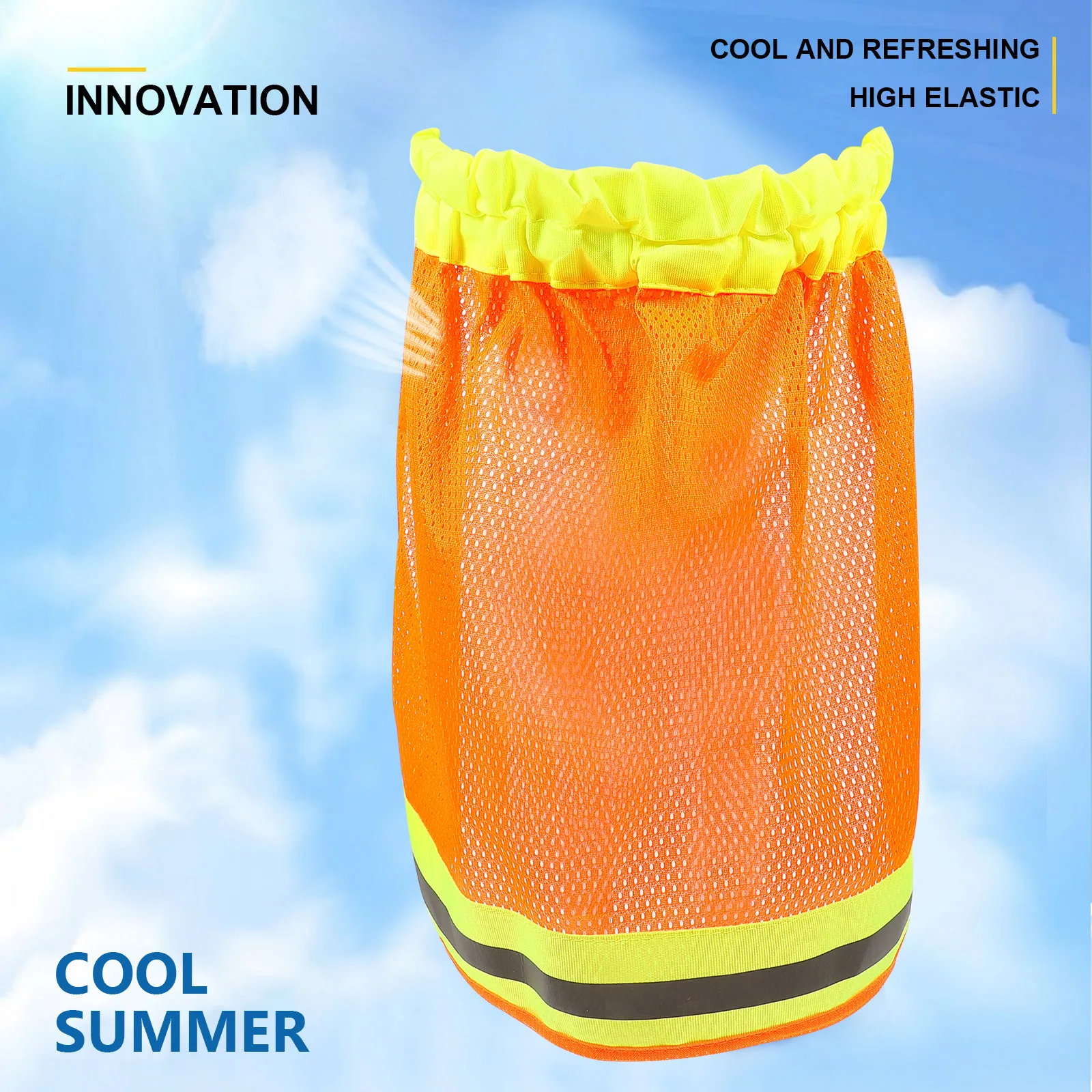 

Hard Hat Sun Shade Mesh Visor Guard Accessories Chemical Fiber Neck Protection Safety Hat Cover Outdoor Use Fits Helmets Labor