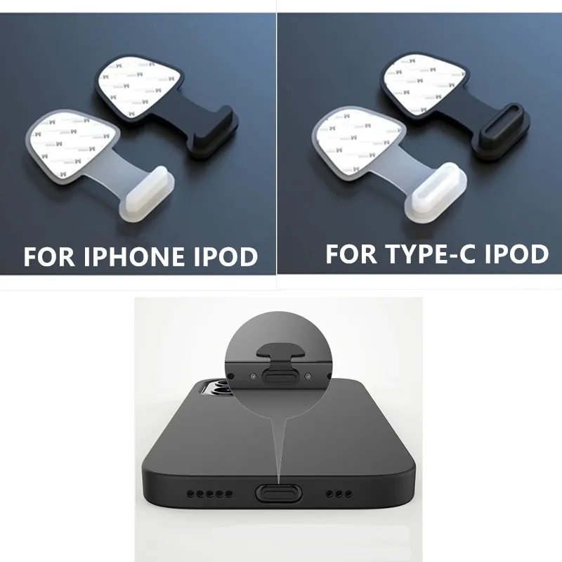 

50pairs USB Charging Port Type C Dust Plug Silicone Phone Charging Port Waterproof Cover For Android IOS iPad Protector