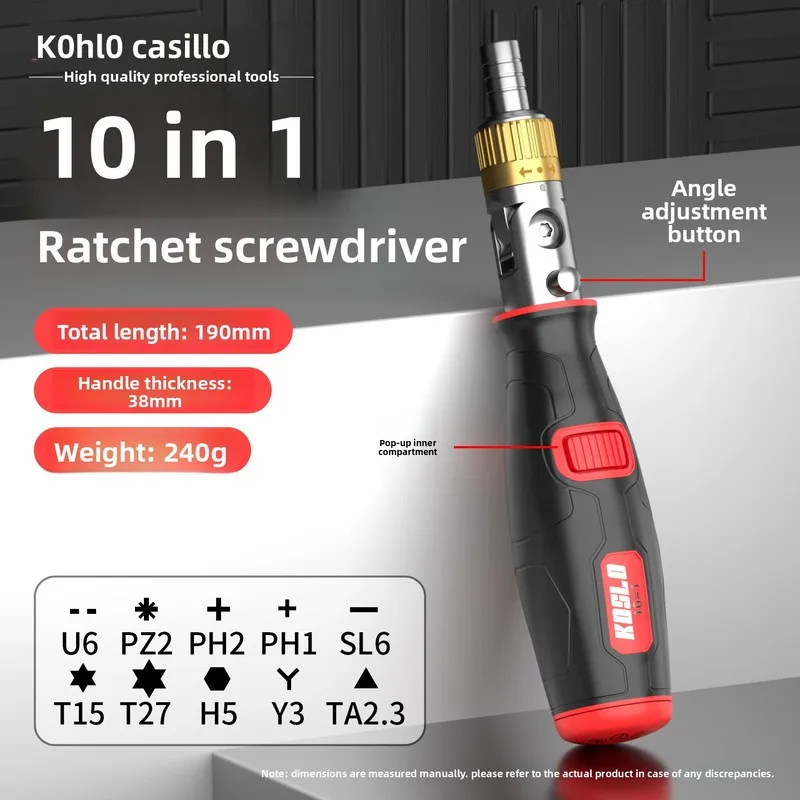 Multi-function Ratchet Screwdriver Set Multi-purpose Flat & Household Labor-saving Screwdrivers