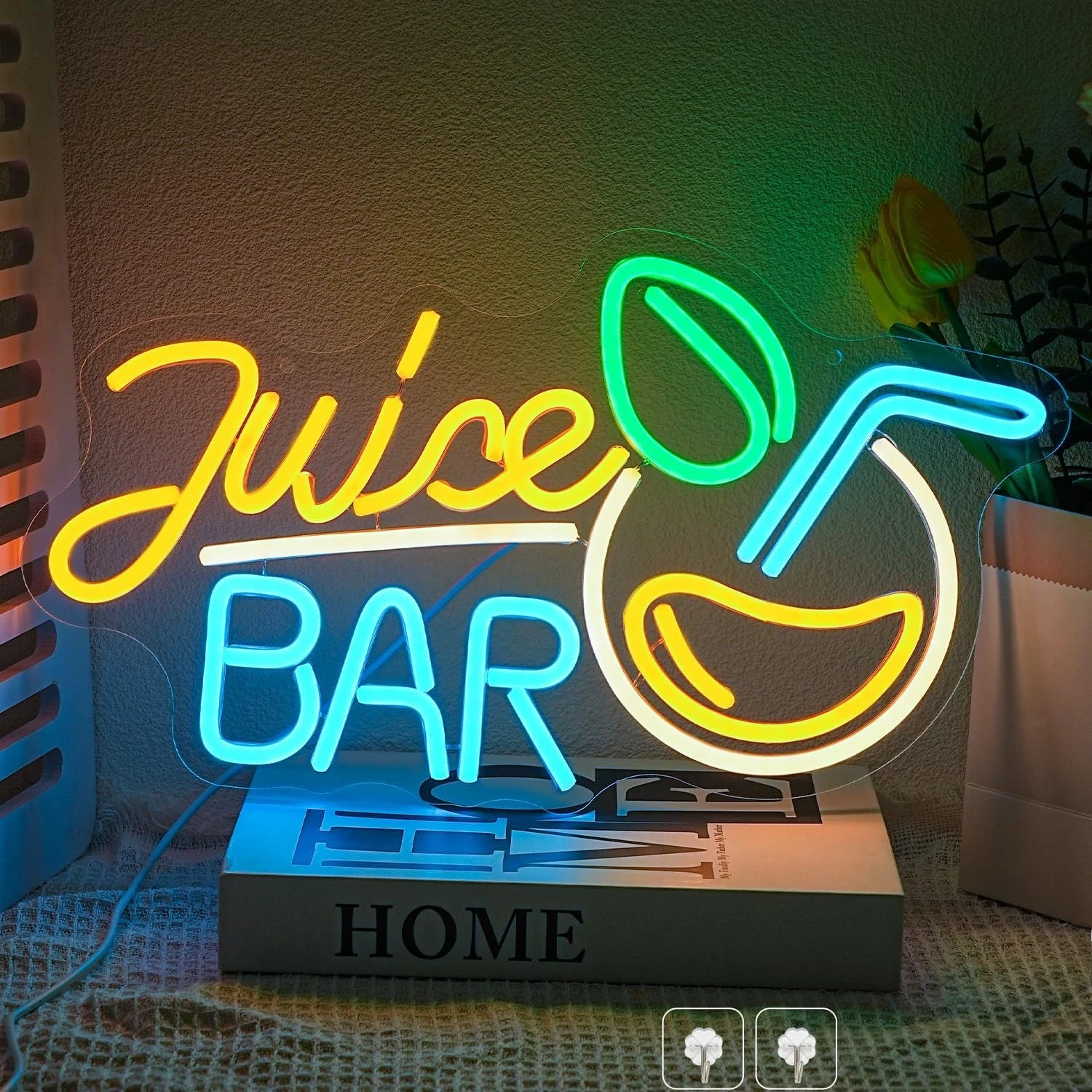 

Juice Bar Neon Sign Dimmable Neon Lights for Bar Pub Shop Home Kitchen Beach Party Decor Aesthetics Draw Celebratory Gifts
