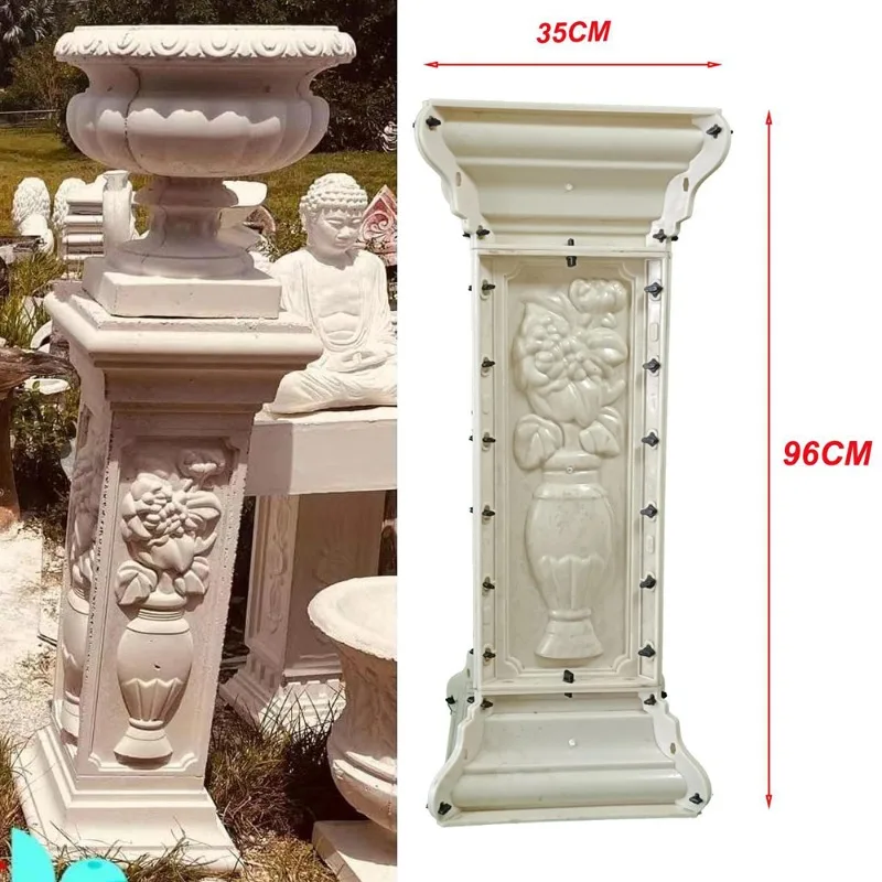 

Plastic mold concrete base railing meter