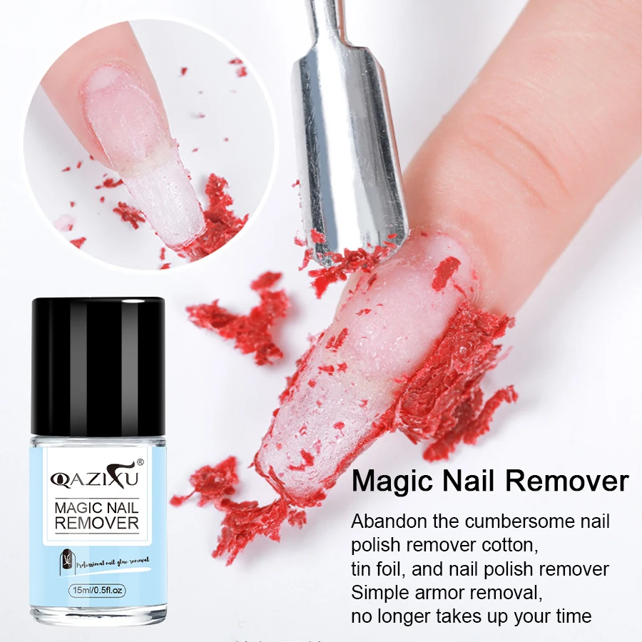 15ml 네일 필 오프 네일 라텍스 테이프 젤 네일 폴리쉬 보호 도구 및 네일 젤 폴리쉬 리무버 세미 퍼머넌트 바니쉬 키트