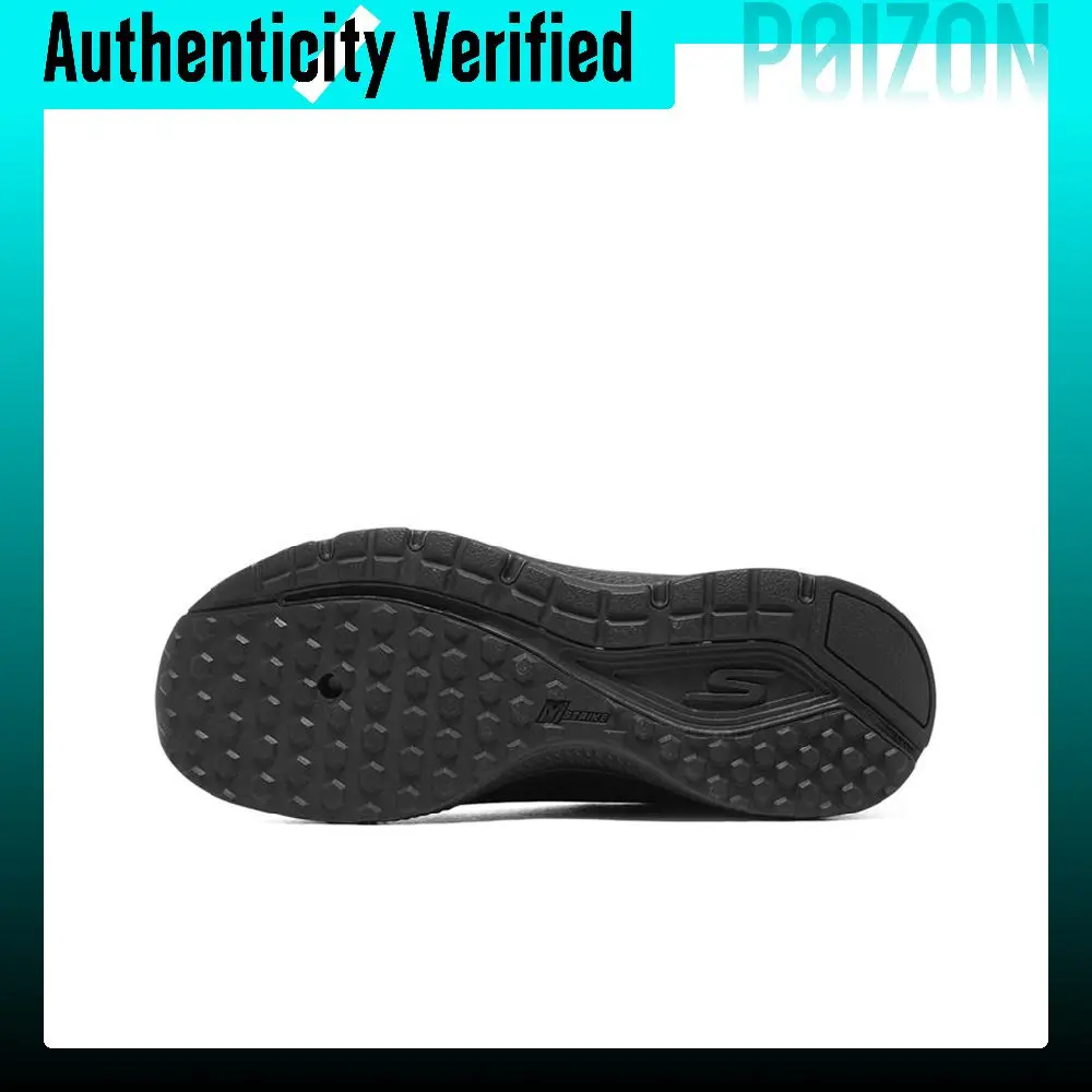 Skechers Go Run Consistent Mesh Cushioning Abrasion Resistant Low top Running Shoes Men's Black Cushioning 220375-BBK