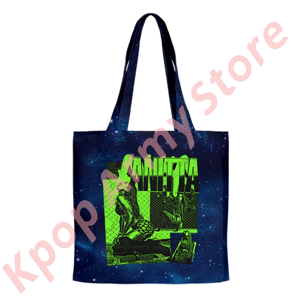 Anitta Baile Funk Experience Tour Bolsas de Ombro para Homem e Mulher, Sacola Tote, Streetwear Casual, Moda Merch