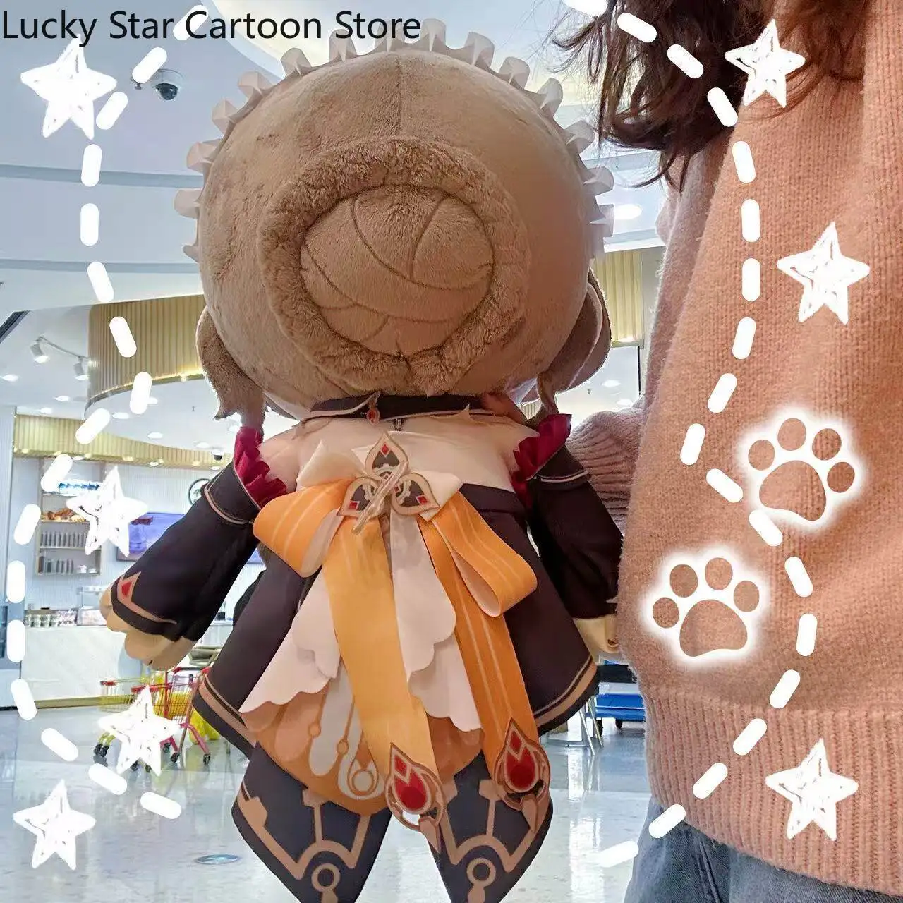 

Anime Genshin Impact Sandrone Marionette 40cm Cartoon Figure Idol Plushies Pillows Girl Birthday Gift Lie on Your Pillow Cosplay