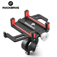 ROCKBROS – support de téléphone pour moto et vélo électrique en alliage d'aluminium cinq griffes mécanique CNC 1