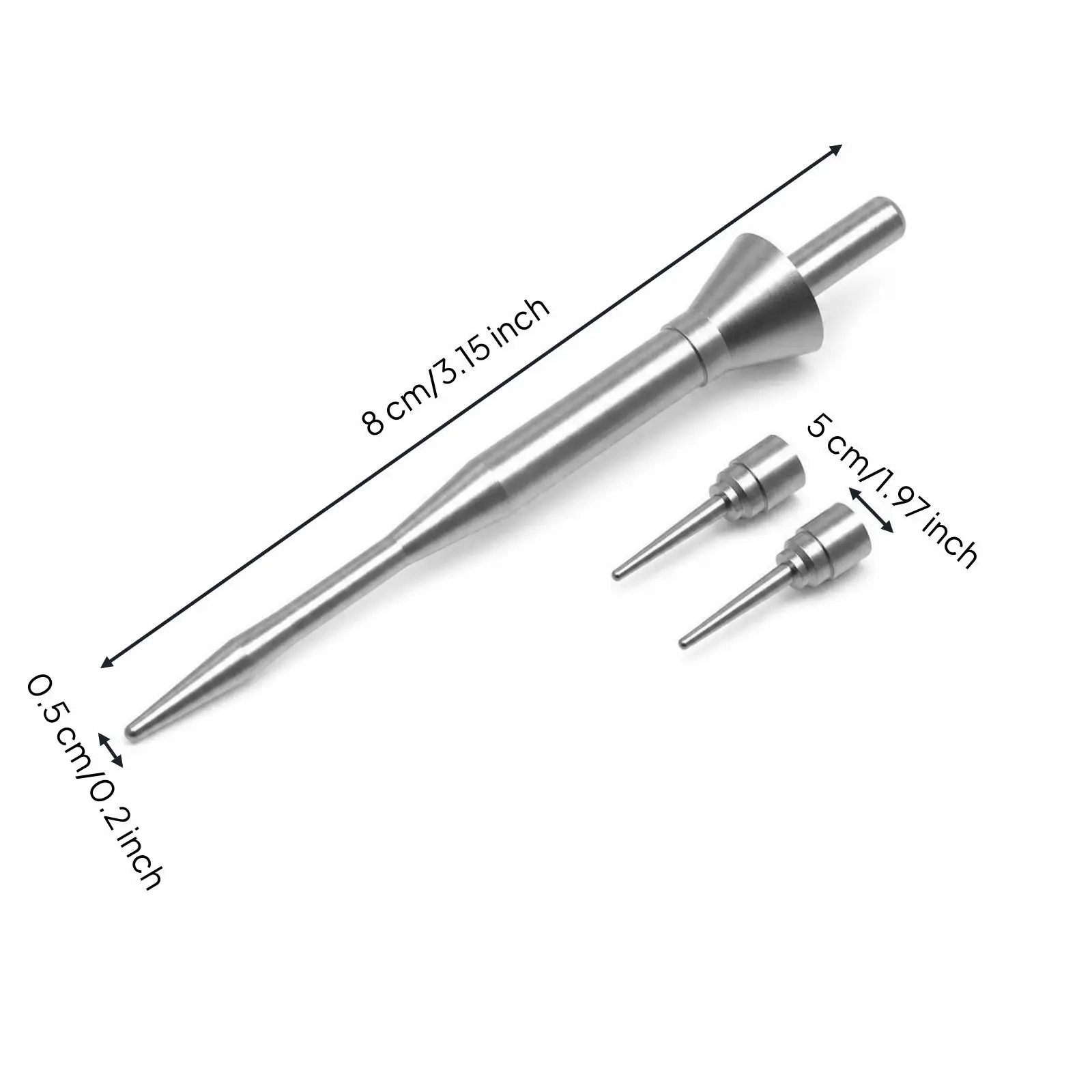 Metal Pitot Tube for Model Aircraft 1 48 Scale Precision Airspeed Measurement Device Nose Detail Part