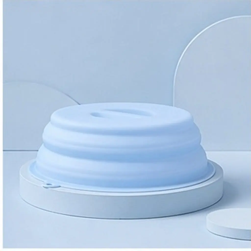 1Pcs Silicone Preservation Cover Premium Collapsible Food Seal Lid for Bowl Splashproof Multipurpose Drain Basket Wash Store