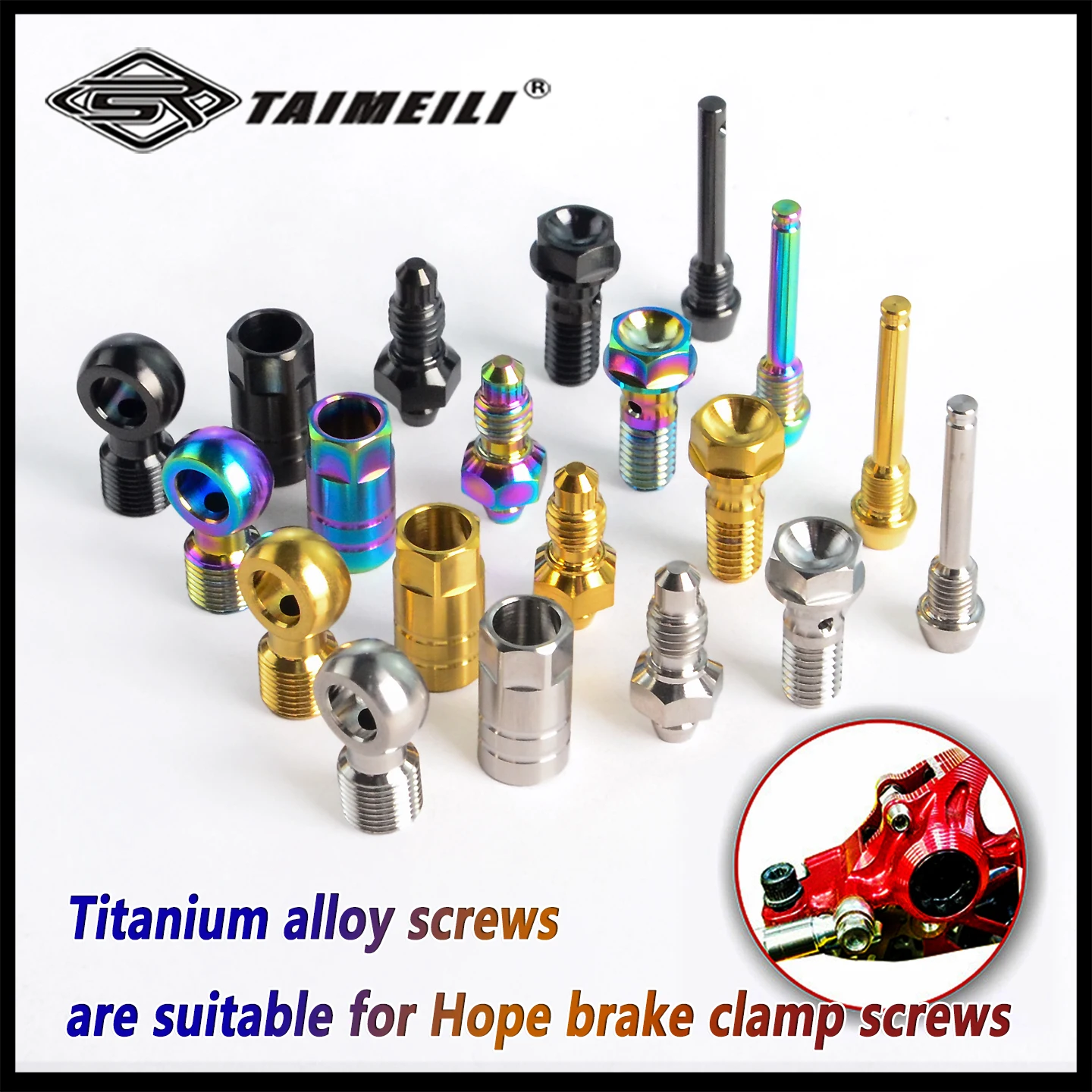 

TAIMEILI Titanium alloy screw hope brake bicycle repair screw