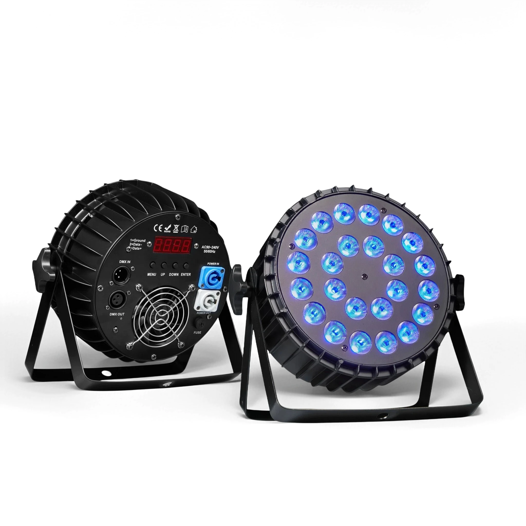 24x18W LED DJ Par RGBWA UV 6in1 Stage Light Aluminum LED Par Light Profession Stage Lighting DJ Wash Light
