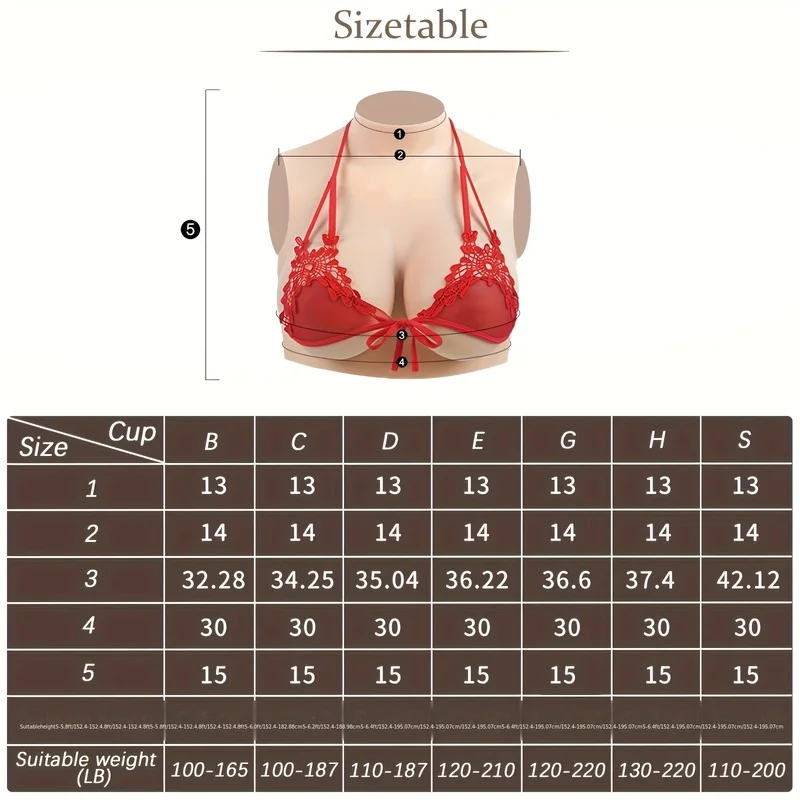Transgender Male To Female Gay, Realistic Silicone Fake Boobs False Breast Forms Crossdressers Cosplay Cos Bra Enlarge Breast