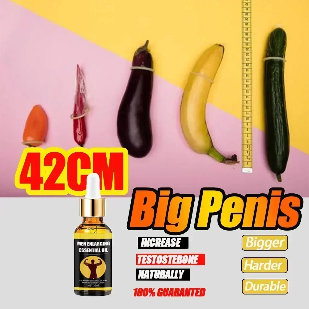 Penis Growth Male products  New XXXL Men's Enlargement Massage Oil: Advanced Penile Erectile Enhancement for Size and Health - G