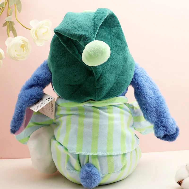 사랑스러운 디즈니 릴로 & 스티치 봉제인형, 부드럽고 귀여운 봉제 동물 베개, 어린이 깜짝 선물용 봉제인형, 크리스마스 생일 선물