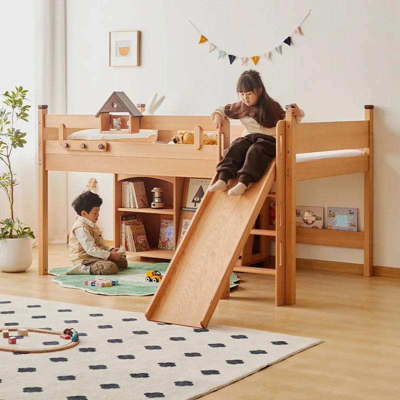 Tree house all solid wood bed under the cabinet