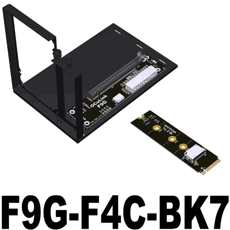 A15F F9G-F4C-BK7-Oculink-Interface-External-Graphics-Card-Expansion-Dock-M.2-Nvme-To-Oculink-Adapter-ATX-Type-Pcie4.0-64Gbps