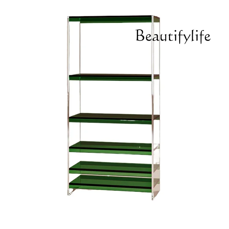 

Home high-end acrylic wine cabinet Home high-end display cabinet against the wall