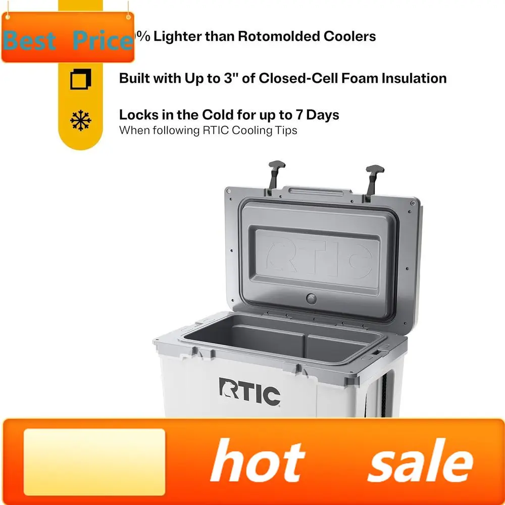 

Акция: Портативный изолированный контейнер-холодильник на 52 кварта для пляжа, пикника, кемпинга и активного отдыха на природе