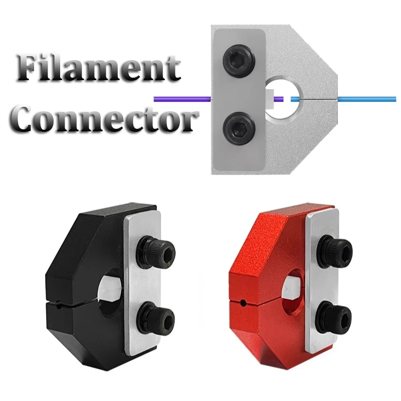 

Разъем нити для 3D-печати, алюминий, 1,75 мм, PLA, датчик сварки нити ABS, детали 3D-принтера, разъем для сварки нити