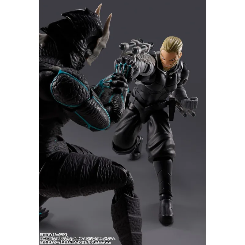Bandai Stock Original S.H.Figuarts KAIJU No. 8 Anime Figures ISAO SHINOMIYA Action Figures Toys Collectible Model Gifts for Kids