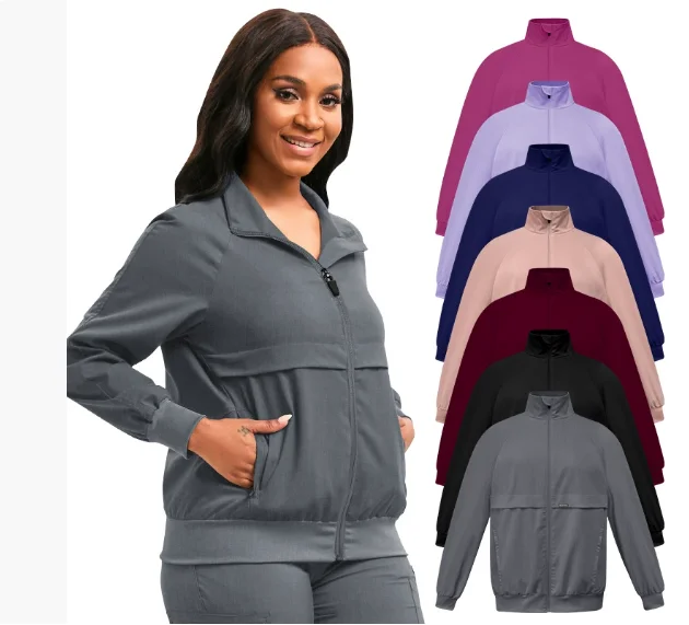 

Women Men Dental Scrub Healthcare Uniform Beauty Salon Manicurist Cleaning Wear NewWholesale Price Medical Scrub Uniform Jacket