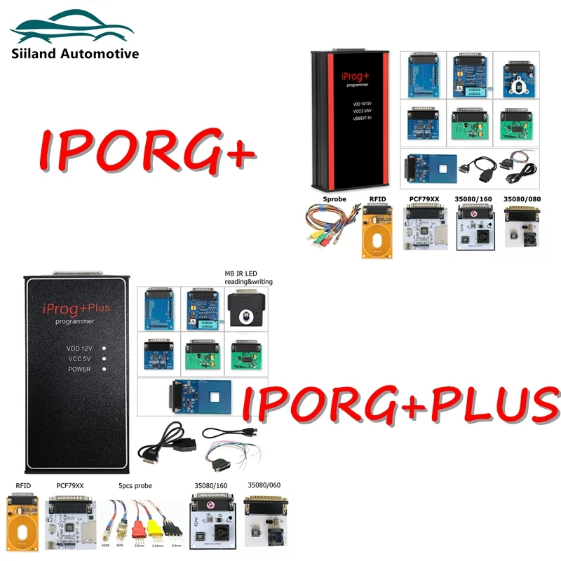 Iprog Pro V87 with Full Adapters Support Auto ECU Key Programmer Tool Replace Carprog/Digiprg