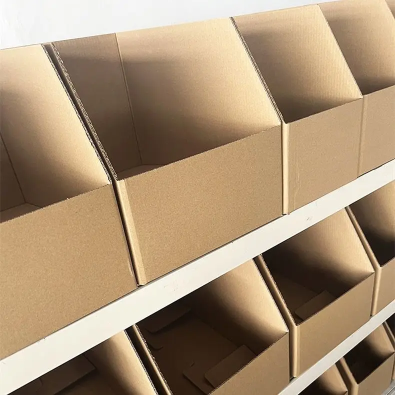 Slope Mouth Storage Box Spice Display Rack Shelf Organizer Paper Box Snack Special Box Parts Paper Box Household Organizer