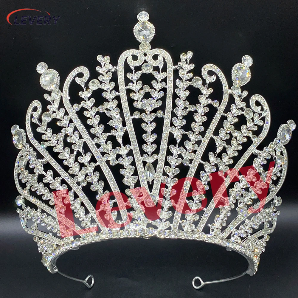 

Levery Crystal Tiaras for Women Wedding Tiaras and Crowns for Women Tiaras for Birthday Party Princess Crown Hair Accessories