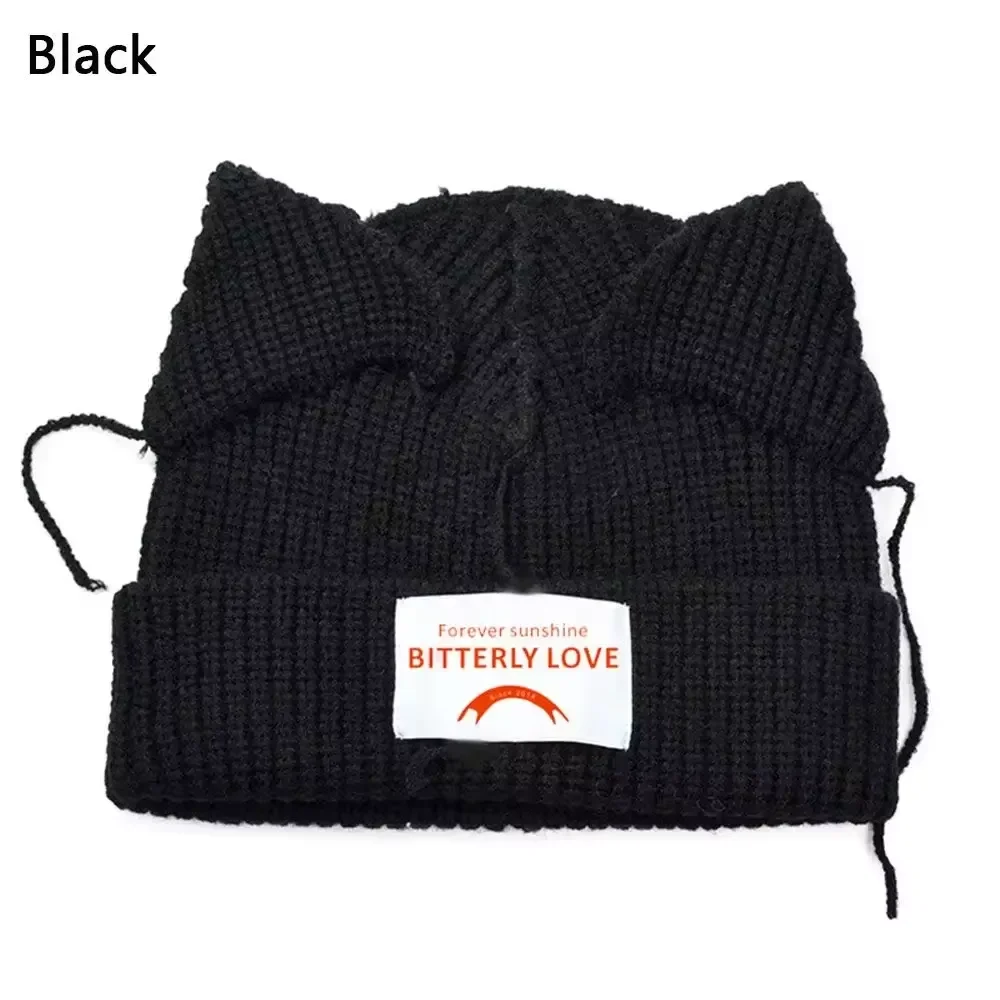 Winter Hats for Unisex New Beanies Knitted Solid Cute Hat Lady Autumn Female Beanie Caps Warmer Bonnet Men Casual Cap