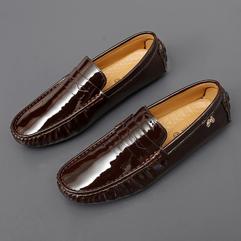 

YRZL Mens Loafers Comfortable Driving Moccasins New Non Slip Lightweight Loafers for Men Slip On Breathable Walking Casual Shoes