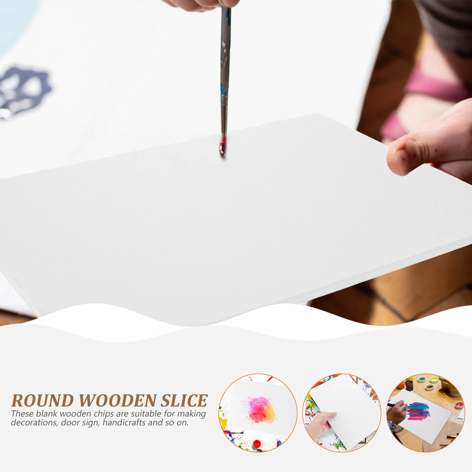 10Pcs Blank Foams Board Sheets Thick Foam Board Material for DIY Projects Art Painting Advertising Production Background Wall - view 5