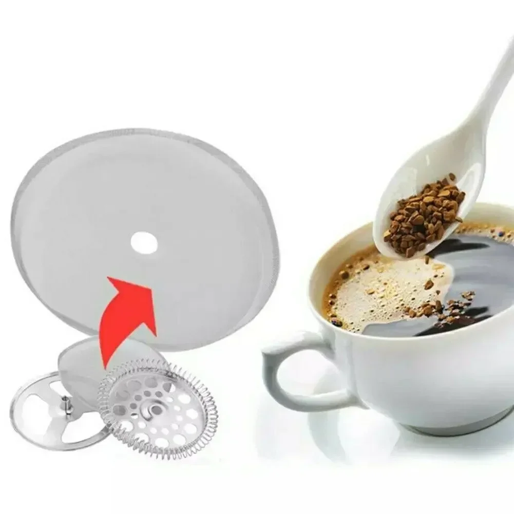 Filtro de café reutilizable, malla de filtro de café de acero inoxidable para prensa francesa, filtros para cafetera y té de alta calidad