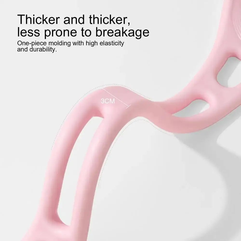 Chest Expander 8 Shaped Tensioner Yoga Tool Yoga Training Solid Color Workout Resistance Band Muscle Stretching Safe
