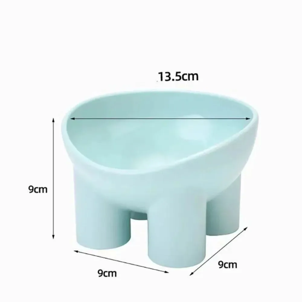 45° Tilted Anti-Slip Anti-Spill Pet Bowl Macaron 4 Colors Raised Stable Food Water Bowl for Cats Dogs Daily Feeding Accessories