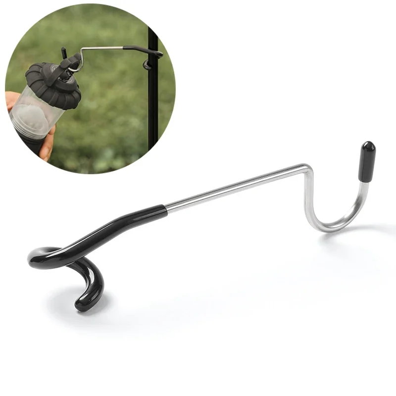 Stainless Steel Light Stand Holder Hooks for Outdoor Camping Fishing Lantern