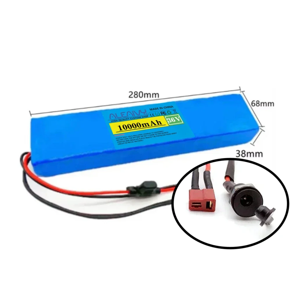 36V 10Ah 10S3P 18650 Battery Pack With 15A BMS Replacement For 350W Modified Bike Scooter Rechargeable Battery Pack