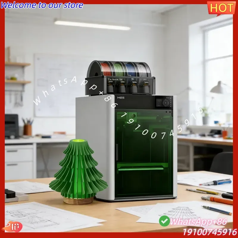 2026CE High Speed Multicolor 3D Printer with Large Build Volume 340*320*340 mm FDM 3D Printing Machine H2S Combo 3D Printer