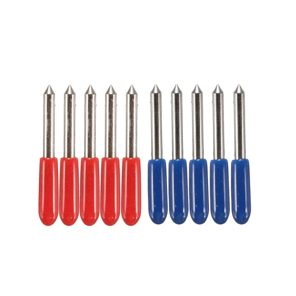 10Pcs Plotter Blade With Roland Blade Holder 45/60 Degree Replacement Blades For Roland Cricut Plotter Blade Knife Cutter Blade