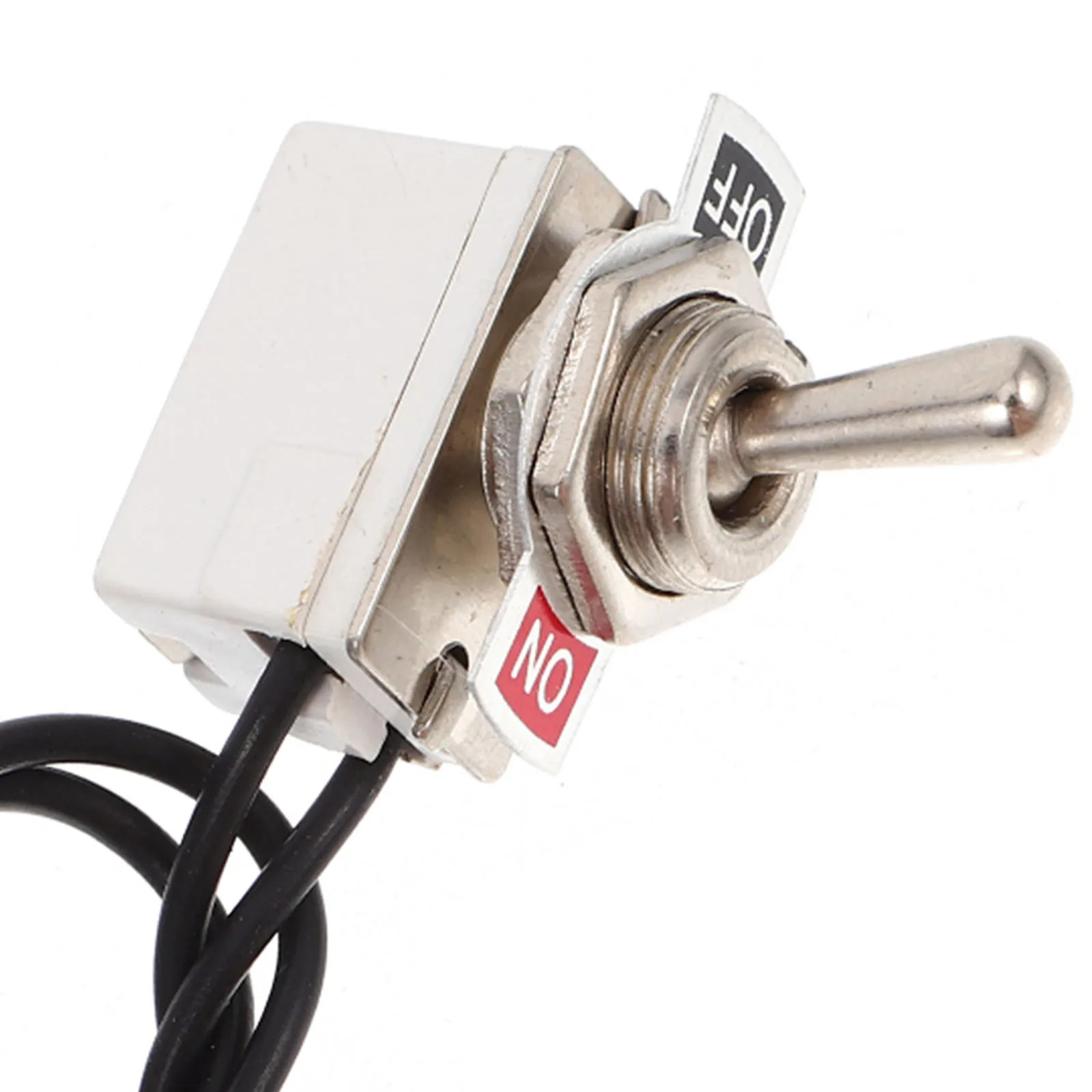 

Mini Toggle Switch 2Pins AC6A 125V 3A 250V 5Inch Lead Wire KNS2 Car Boat Rocker Switch Replacement