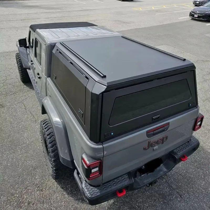 

STLF High Quality Custom Fit Aluminum Alloy Waterproof Locking Hard Top Canopy Bed Cover for Jeep Gladiator 2018-2022