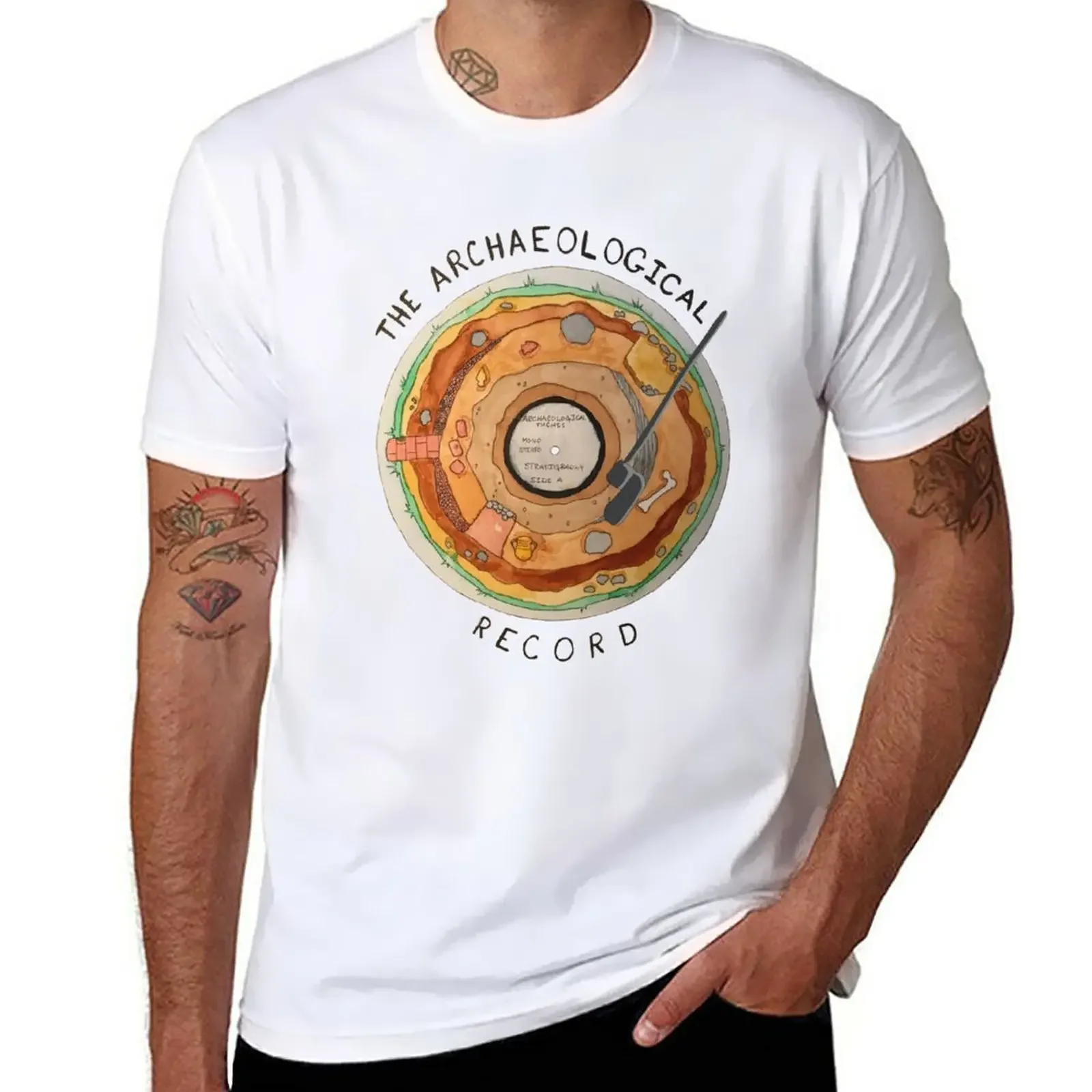 The Archaeological Record T-Shirt blanks customs plus sizes Men's clothing