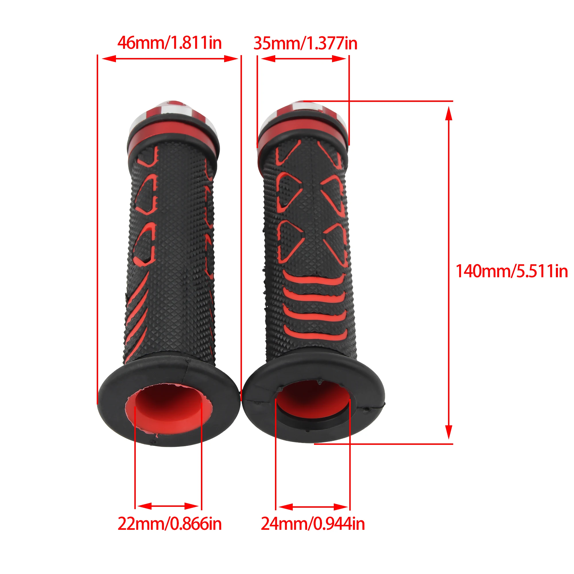 Verbesserte Anti-Slip Weiche Gummi Motorrad Griffe Lenker Abdeckung Für Harley Honda Universal Pit Dirt Bike Motocross Zubehör