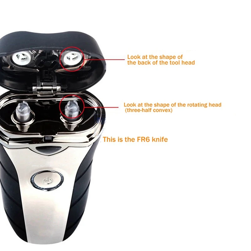 18 PCS Electric Razor Blade For Flyco Razor FR6 Shaving Shaver Head Replacement Accessories Double Ring Blade