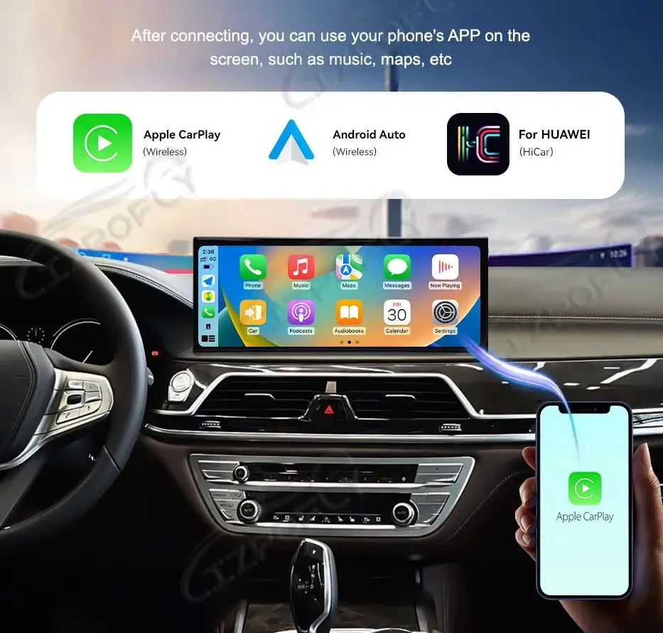 

15.8" Screen Android 13 Car Radio For BMW 7 Series 2016-2018 Multimedia Player Video Stereo GPS Navigation Carplay Head Unit