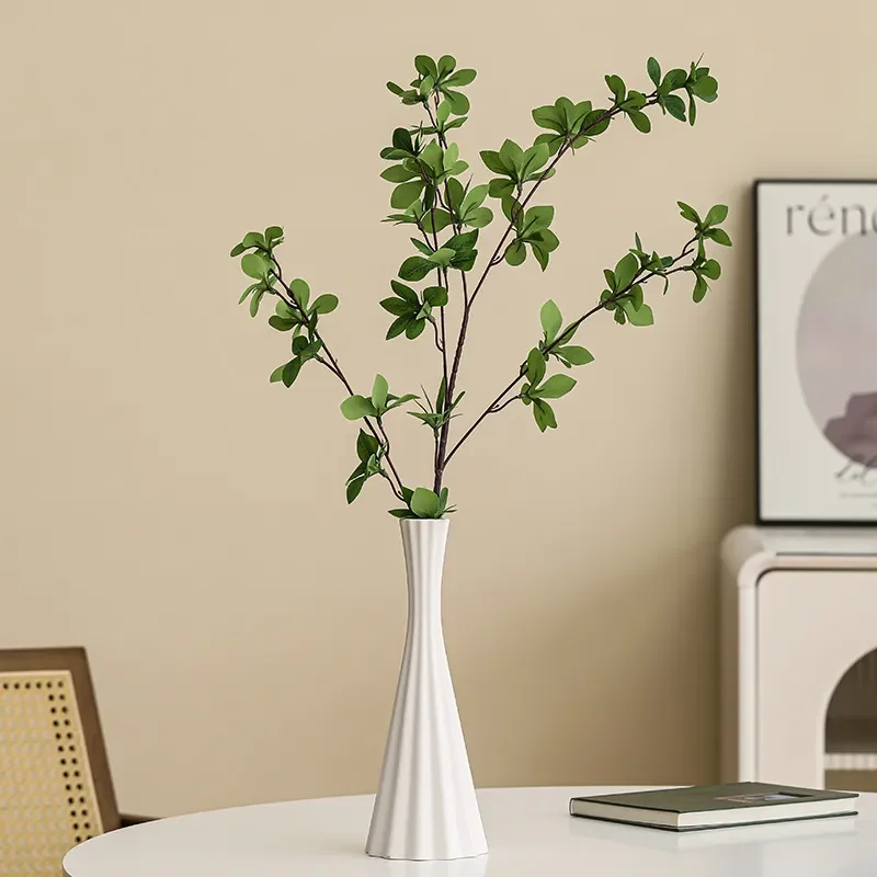 for Black Ceramic Vase High Sense Slender Small Waist TV Cabinet Entrance Desktop Decoration Ornament New