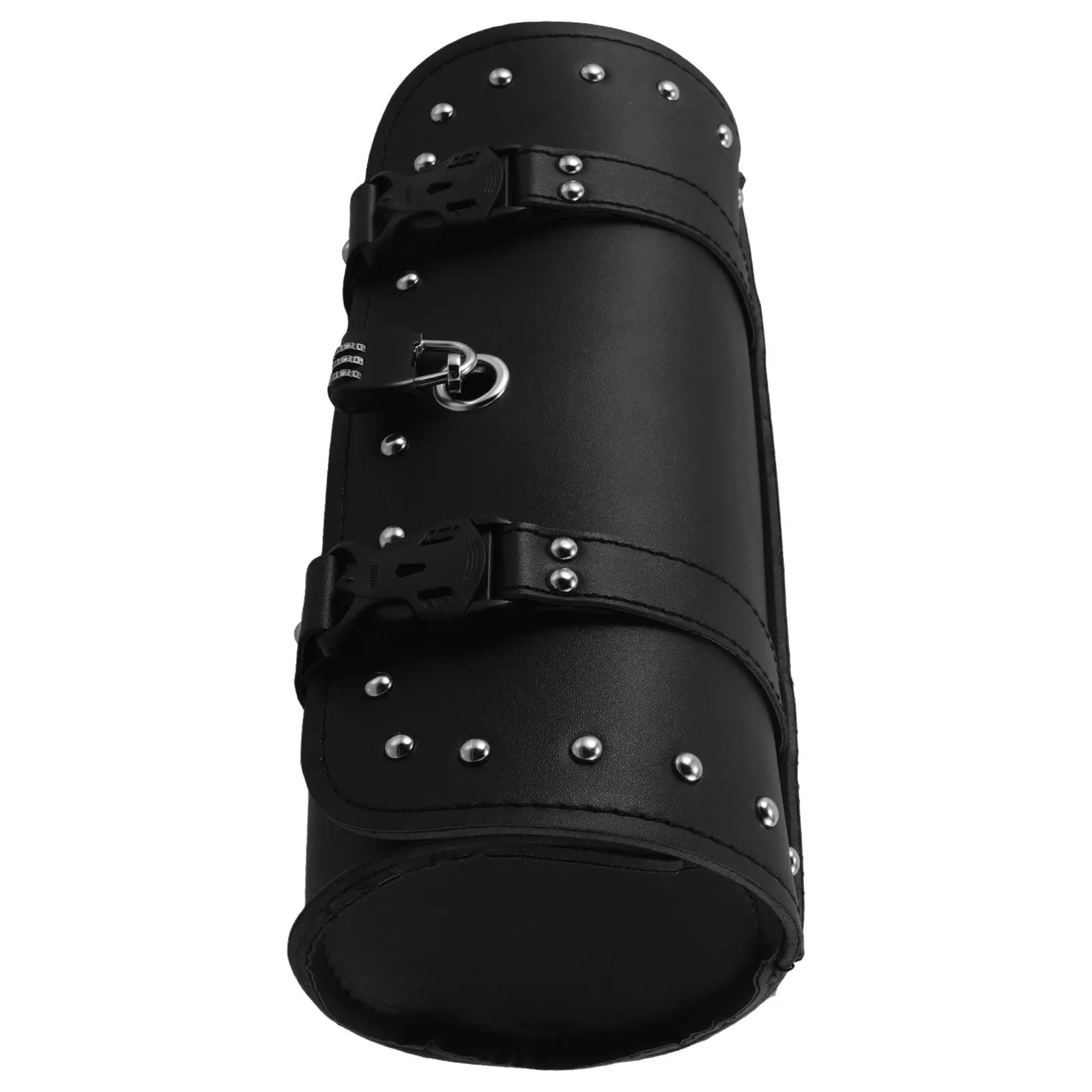 

Stylish Sissybar Bag for Motorcycles Waterproof Fake Roll Pouch Front Fork Handlebar Storage for Scooter Riding